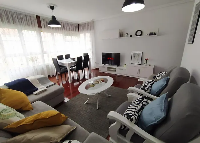 Duplex De 130m2 Al Lado De Playas De Cuchia Apartmán *
